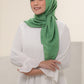 Diario - Kerudung Segi Empat Ultrafine Plain Scarf Voal Green Series