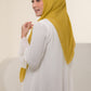 Diario - Kerudung Segi Empat Ultrafine Plain Scarf Voal Yellow Series