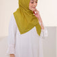 Diario - Kerudung Segi Empat Ultrafine Plain Scarf Voal Yellow Series